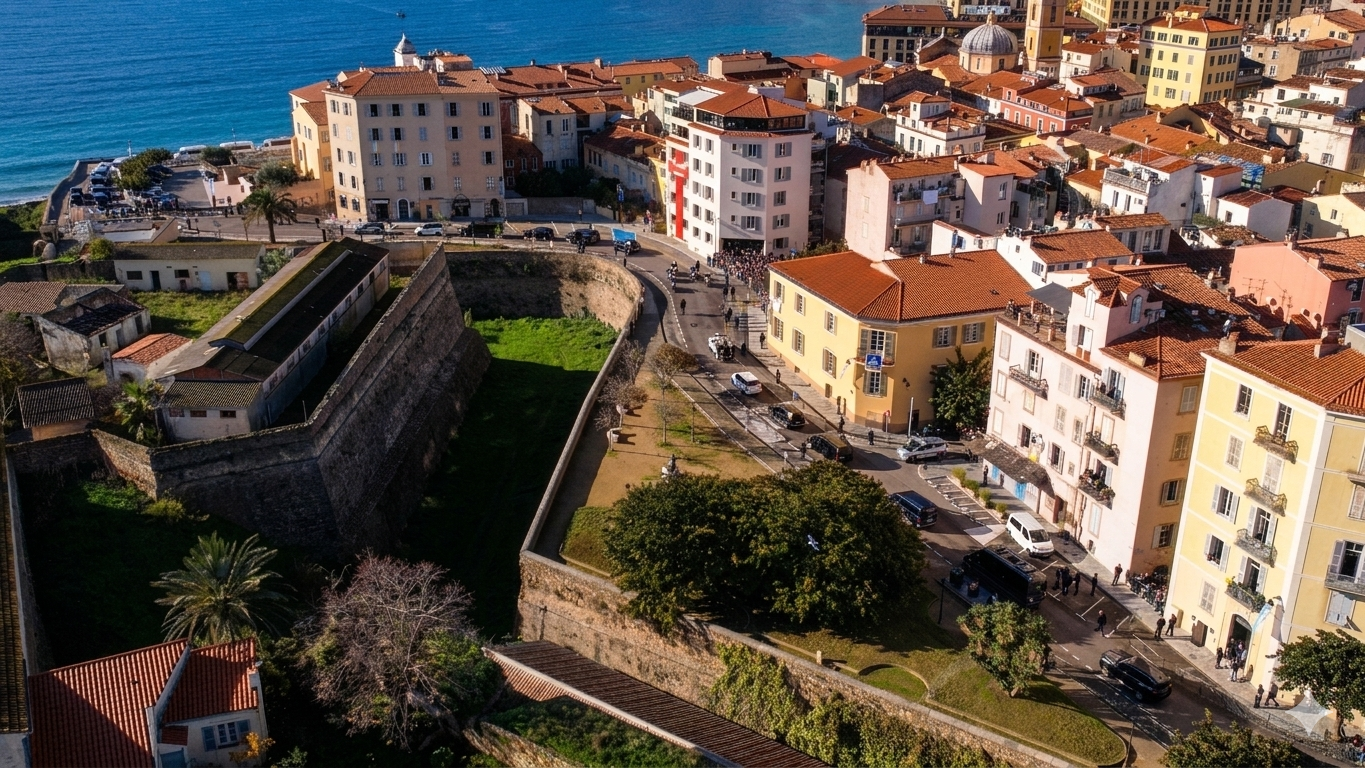 Mondiovision Corse décembre 2024 — captation drone en direct Visualta