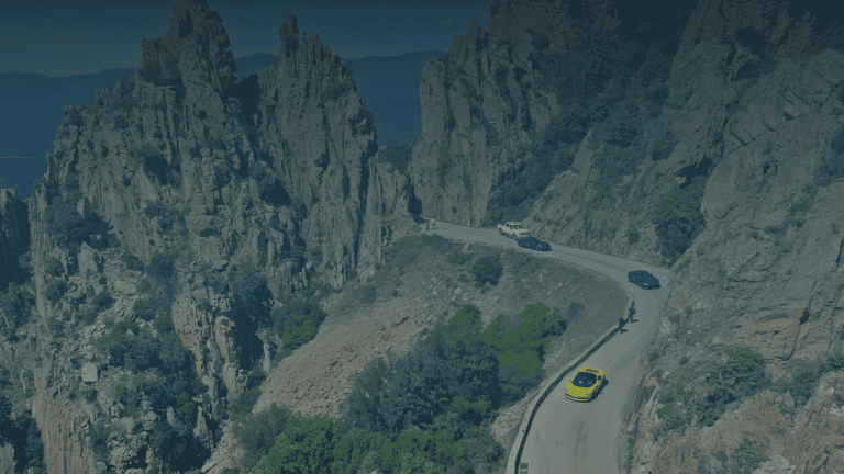 Miniature vidéo — road trip Ferrari en Corse, réalisation Visualta